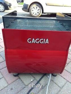 Gaggia Gd Compact 2 Groupe Espresso Coffee Machine Red Used, Vgc Collection