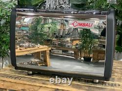 La Cimbali M100 2 Groupe Black Espresso Coffee Machine Commercial Wholesale Cafe