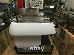 La Marzocco Fb80 2 Groupe White Espresso Machine À Café Commercial Barista Voiture