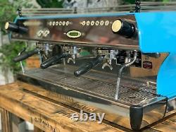 La Marzocco Fb80 3 Groupe Baby Blue Espresso Machine À Café Commercial Cafe Bar