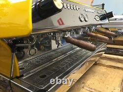La Marzocco Fb80 3 Groupe Machine à café espresso jaune pour restaurant café latte