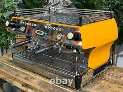 La Marzocco Fb80 Machine à Café Espresso Professionnelle Customisée 2 Groupes Jaune Profond