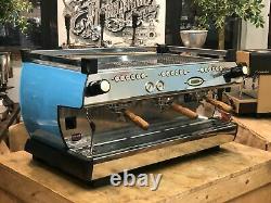 La Marzocco Gb5 3 Groupe Custom Baby Blue Espresso Machine À Café Commercial Café