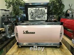 La Marzocco Gb5 3 Groupe Rose Barista Espresso Machine À Café Barista Cafe Latte