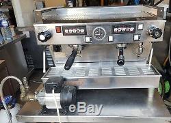 La Marzocco Linea 2 Groupe Espresso Machine À Café Avec Pompe / Filtre Et Poignées