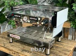 La Marzocco Linea Classic 2 Groupe Espresso Machine À Café Blanc, High Feet Cafe