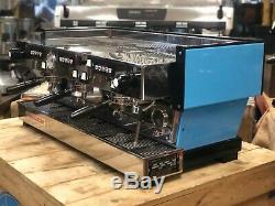 La Marzocco Linea Classic 3 Groupe Baby Blue Espresso Machine À Café De Commerce
