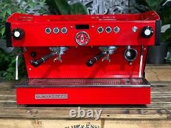 La Marzocco Linea Pb 2 Groupe Rouge Avec Pesado Poignées Espresso Machine À Café