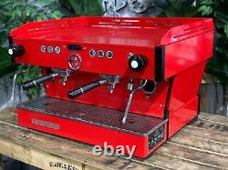 La Marzocco Linea Pb 2 Groupe Rouge Avec Pesado Poignées Espresso Machine À Café