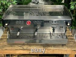 La Marzocco Linea Pb 3 Groupe Espresso Machine À Café Noir / Argent Pesado Handl