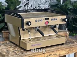 La Marzocco Linea Pb Machine à Café Espresso 2 Groupes Or et Noir Bar Commercial