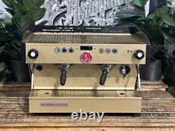 La Marzocco Linea Pb Machine à Café Espresso 2 Groupes Or et Noir Bar Commercial