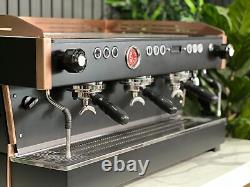 La Marzocco Linea Pb Machine à Espresso Commerciale 3 Groupes Noire et Cuivre