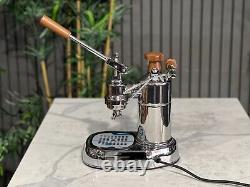 La Pavoni Professionnel Pl 1 Groupe Levier Machine à Café Espresso en Bois Tout Neuf