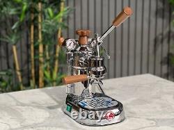 La Pavoni Professionnel Pl 1 Groupe Levier Machine à Café Espresso en Bois Tout Neuf