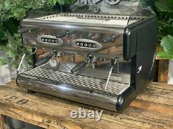 La San Marco 85e 2 Groupe Black Espresso Machine À Café Commerciale En Gros