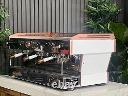 La machine à café expresso La Marzocco Linea Pb 3 Group Blanc & Or Rose & Pesados