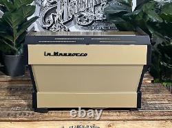 La machine à café expresso commerciale La Marzocco Linea Pb 2 Group Gold & Black Bar