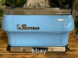 La machine à café expresso commerciale en gros La Marzocco Fb80 2 groupes bleu bébé