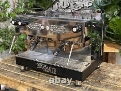 Machine à Café Espresso en Acier Inoxydable Noir Brugnetti Gamma 2 Group