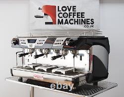 Machine à café Astoria Valina Plus 4U +4U (3Group) Chrome & Noir Brillant Profond