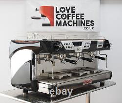 Machine à café Astoria Valina Plus 4U +4U (3Group) Chrome & Noir Brillant Profond