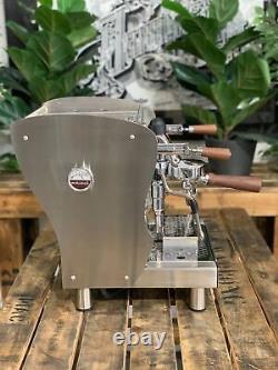 Machine à café Orchestrale Nota 1 Group Espresso neuve en acier inoxydable et bois