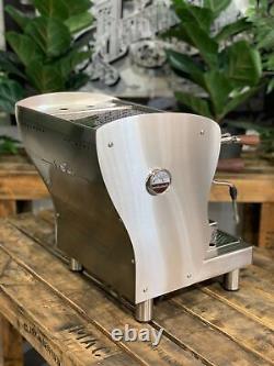 Machine à café Orchestrale Nota 1 Group Espresso neuve en acier inoxydable et bois