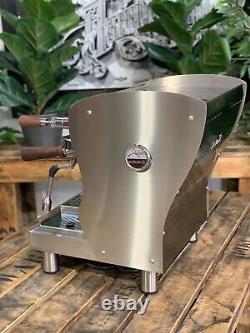 Machine à café Orchestrale Nota 1 Group Espresso neuve en acier inoxydable et bois