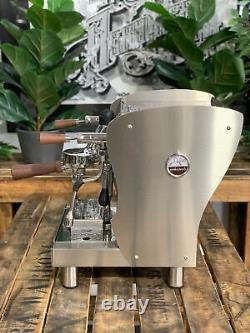 Machine à café Orchestrale Nota 1 Group Espresso neuve en acier inoxydable et bois