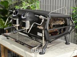 Machine à café espresso San Remo Cafe Racer 2 Group noir pour barista commercial