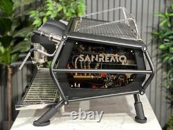 Machine à café espresso San Remo Cafe Racer 2 Group noir pour barista commercial