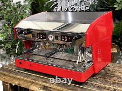 Machine à café espresso commercial Wega Atlas 2 Group Rouge pour café latte commercial