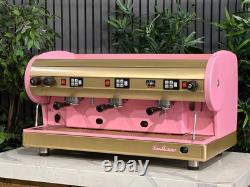 Machine à café espresso commerciale San Marino Lisa 3 Groupe Rose et Or Personnalisée