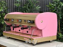 Machine à café espresso commerciale San Marino Lisa 3 Groupe Rose et Or Personnalisée