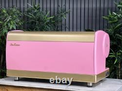 Machine à café espresso commerciale San Marino Lisa 3 Groupe Rose et Or Personnalisée
