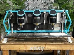Machine à café espresso commerciale San Remo Cafe Racer 3 Group Bleu & Noir