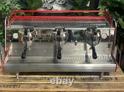 Machine à café espresso commerciale personnalisée Synesso Cyncra 3 Group Rouge pour café-bar