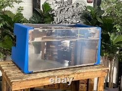 Machine à café expresso 3 groupes Cime Co-05 Bleue pour barista commercial et chariot de bar