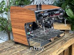 Machine à café expresso Carimali Pratica E2 2 Group en acier inoxydable et bois neuf