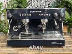 Machine à café expresso Futurmat Ottima 2.0 2 Group toute neuve, couleur noire, pour tasses hautes