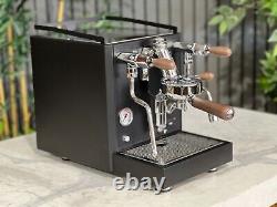 Machine à café expresso Quick MILL Rubino 1 groupe toute neuve en noir et bois pour la maison