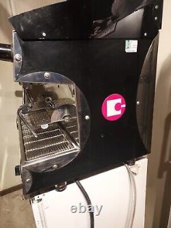 Machine à café expresso San Remo Amalfi Deluxe 2 groupes en noir et acier inoxydable