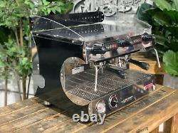 Machine à café expresso San Remo Capri Deluxe 2 groupes noir et acier inoxydable Barista