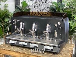 Machine à café expresso Wega Vela Vintage 3 groupes noire Café commercial Barista