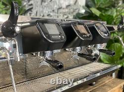 Machine à café expresso commerciale Bfc Aviator 3 Groupe Noir et Acier Inoxydable pour Café