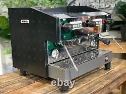 Machine à café expresso commerciale Boema D-2v15a 2 Group noire et en acier inoxydable