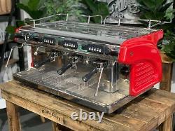 Machine à café expresso commerciale Expobar Ruggero 3 Group Rouge pour café-barista