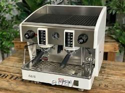 Machine à café expresso commerciale Wega Atlas Compact Evd 2 groupes blanc pour café-bar