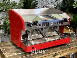Machine à café expresso commerciale Wega Atlas Evd 2 Group Rouge pour café latte de bar
